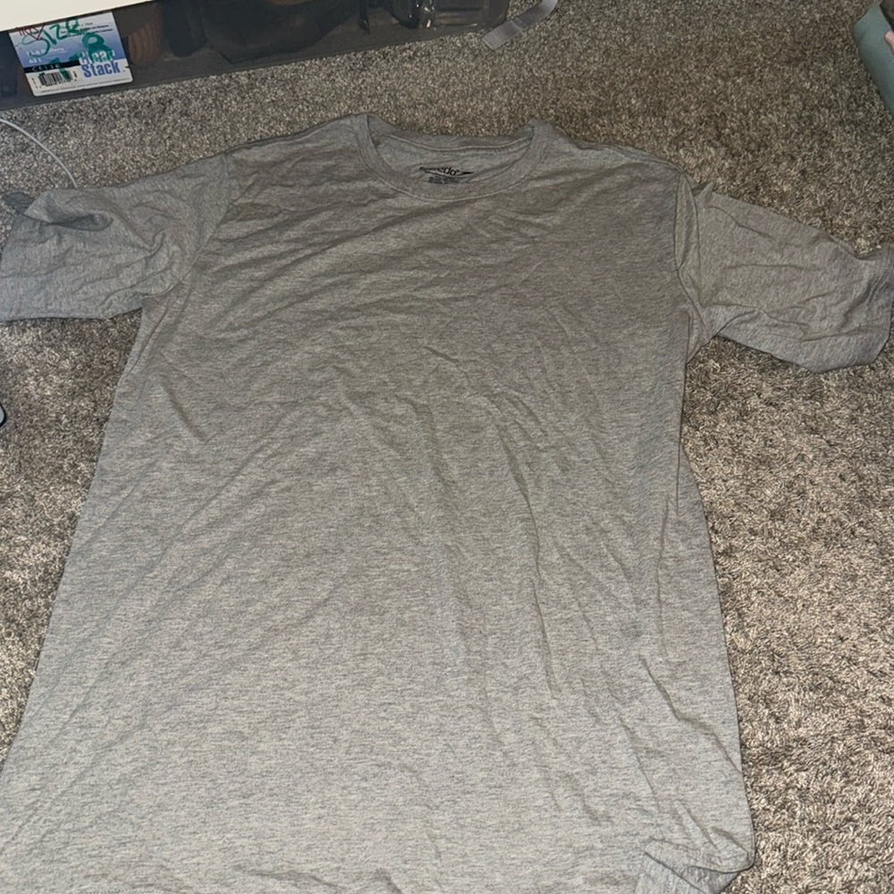 Unisex Grey Speedo Short Sleeve Shirt